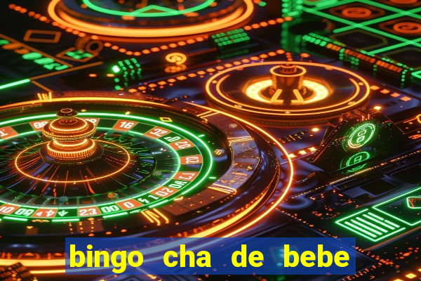 bingo cha de bebe cartelas para imprimir